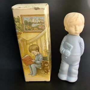 Avon Collectible Sweet Dreams Little Boy Blue Vintage 1979 Box Full Cologne